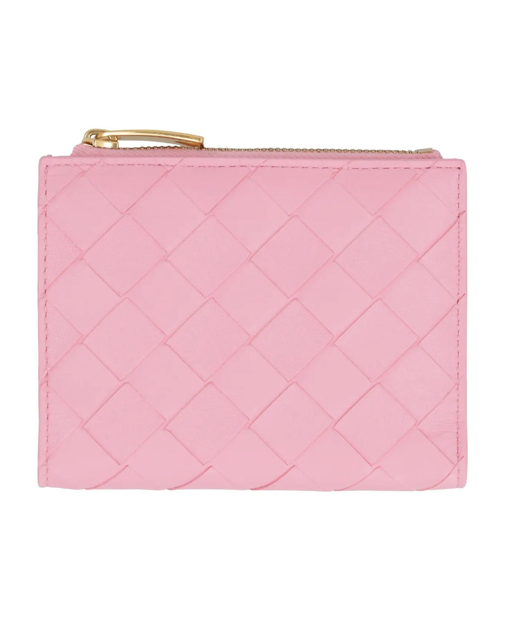 BOTTEGA VENETA INTRECCIATO LAMBSKIN LEATHER BI-FOLD WALLET