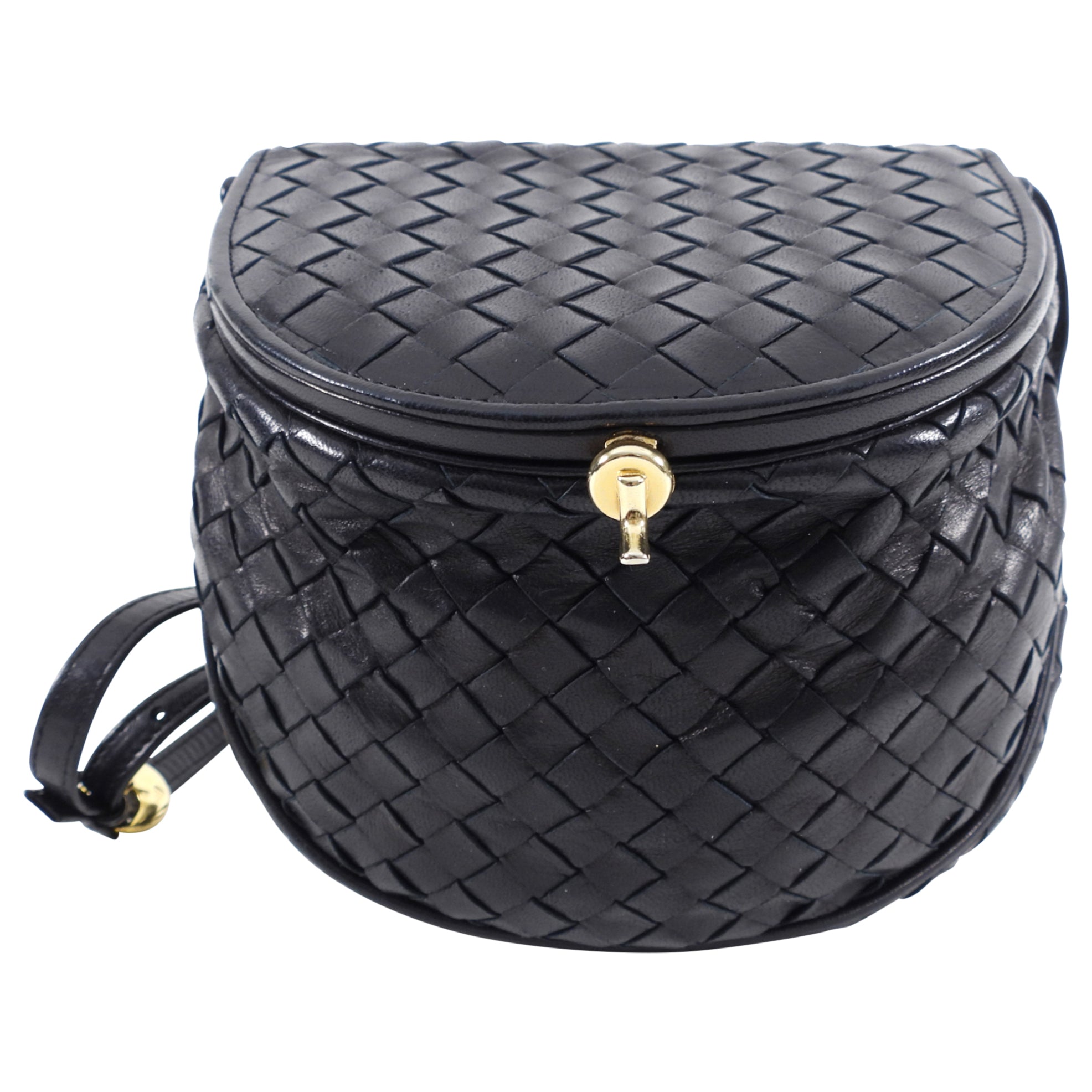 Bottega Veneta Vintage 1980’s Intrecciato Leather Mini Bag
