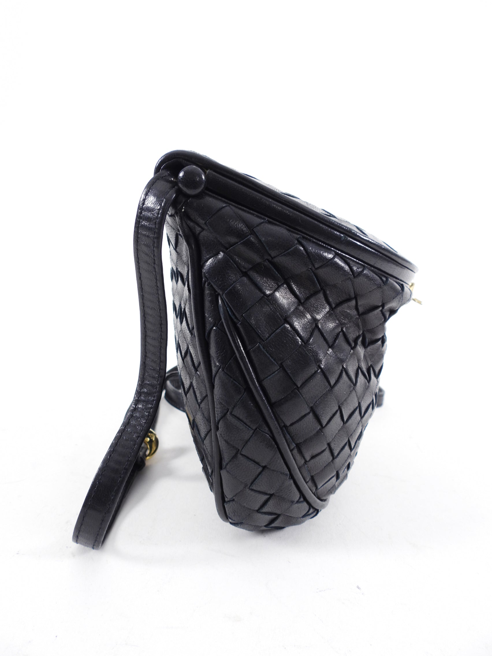 Bottega Veneta Vintage 1980’s Intrecciato Leather Mini Bag