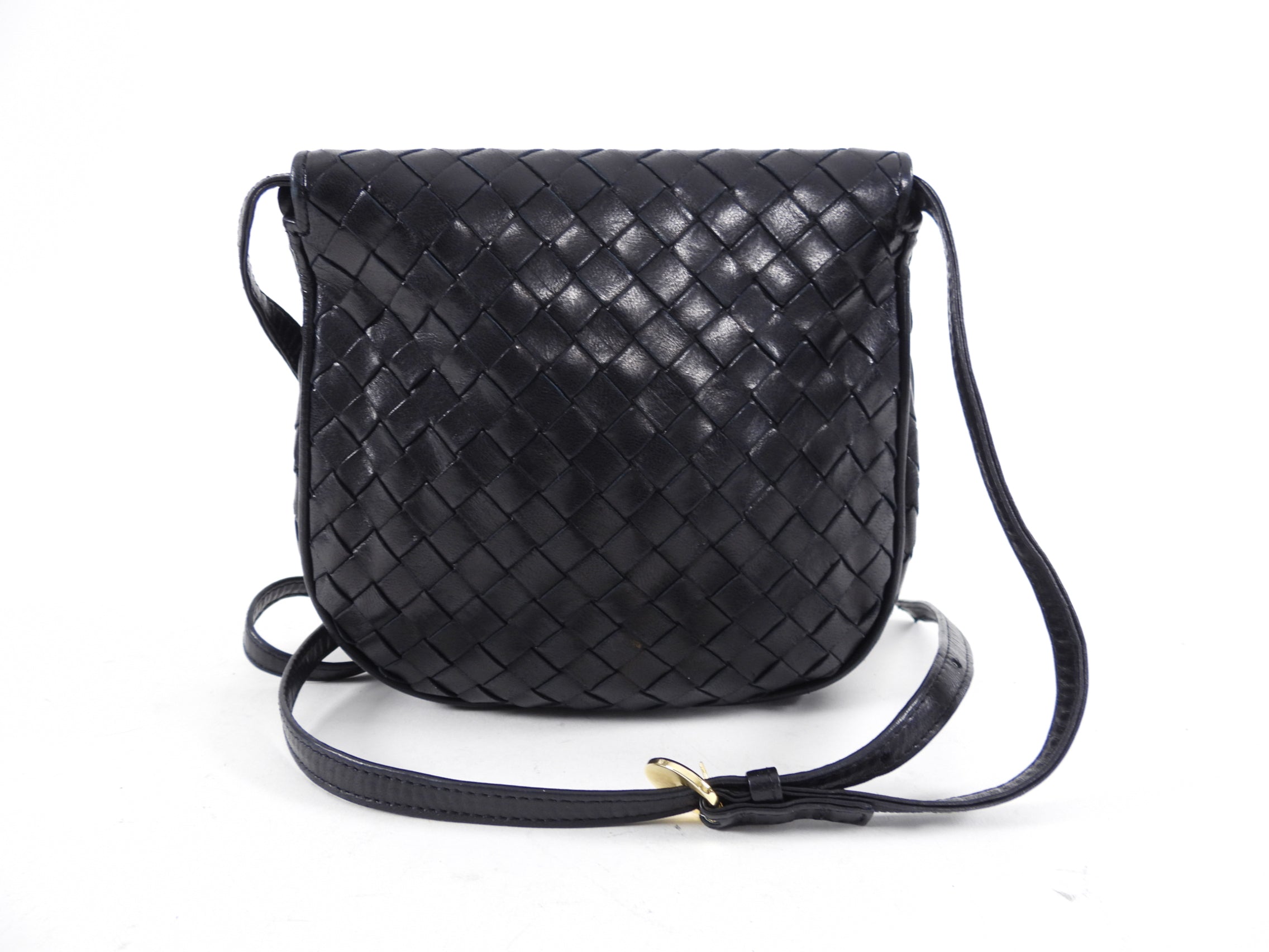 Bottega Veneta Vintage 1980’s Intrecciato Leather Mini Bag