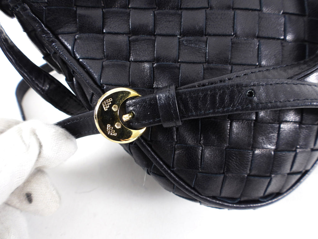 Bottega Veneta Vintage 1980’s Intrecciato Leather Mini Bag