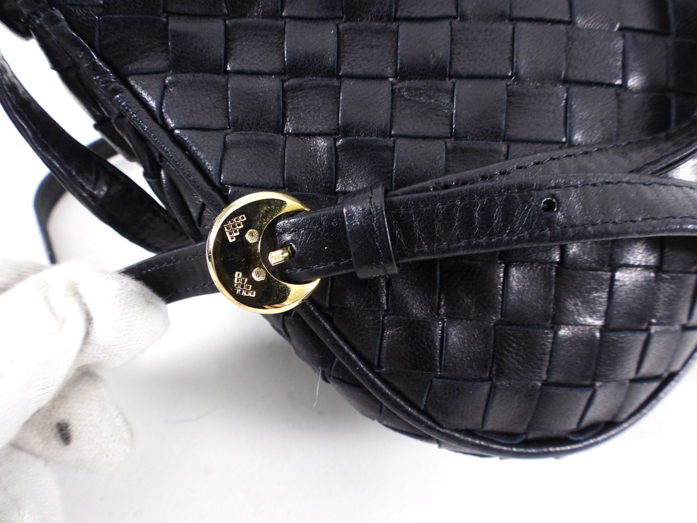 Bottega Veneta Vintage 1980’s Intrecciato Leather Mini Bag