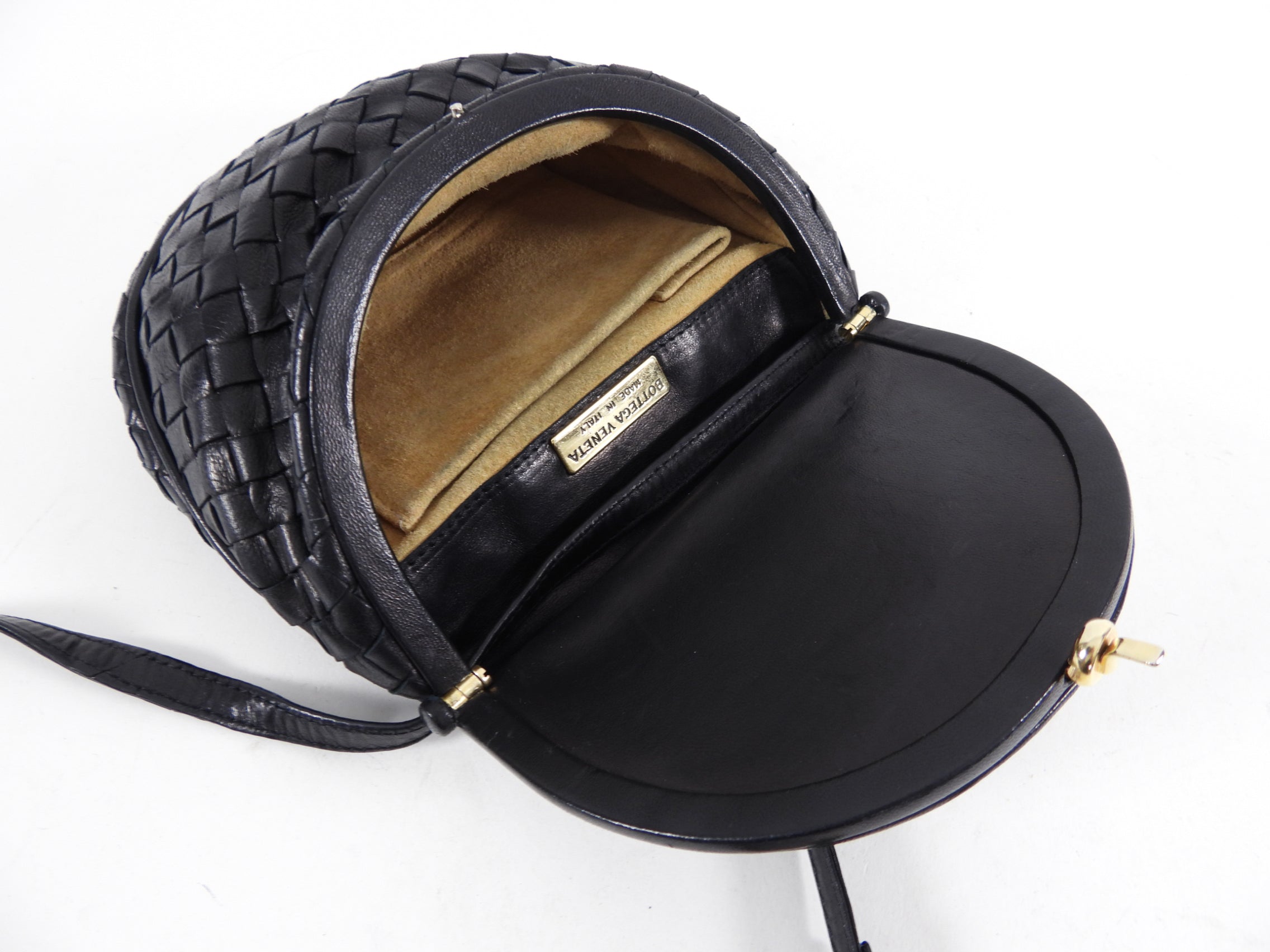 Bottega Veneta Vintage 1980’s Intrecciato Leather Mini Bag
