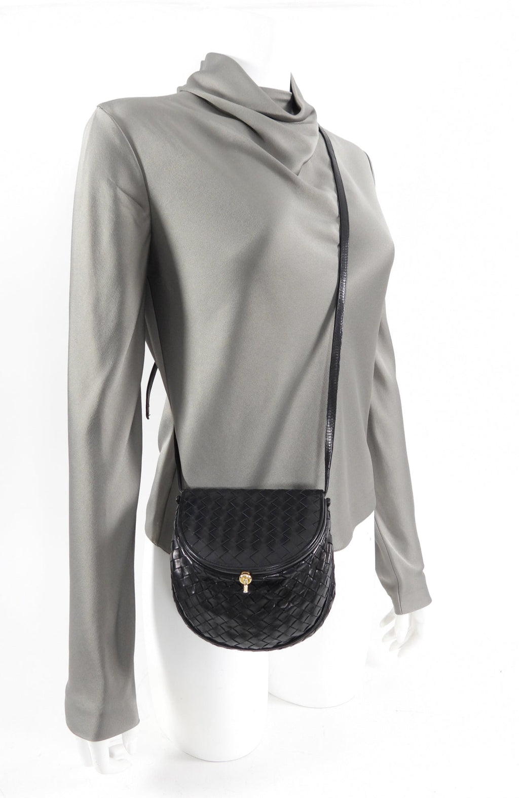 Bottega Veneta Vintage 1980’s Intrecciato Leather Mini Bag