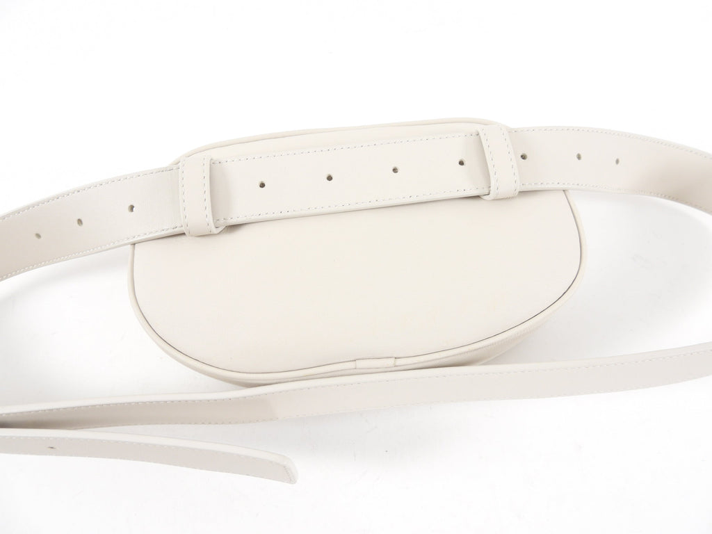 Bottega Veneta Ivory Intrecciato Leather Belt Bag