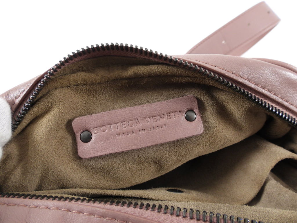 Bottega Veneta Mauve Intrecciato Leather Belt Bag