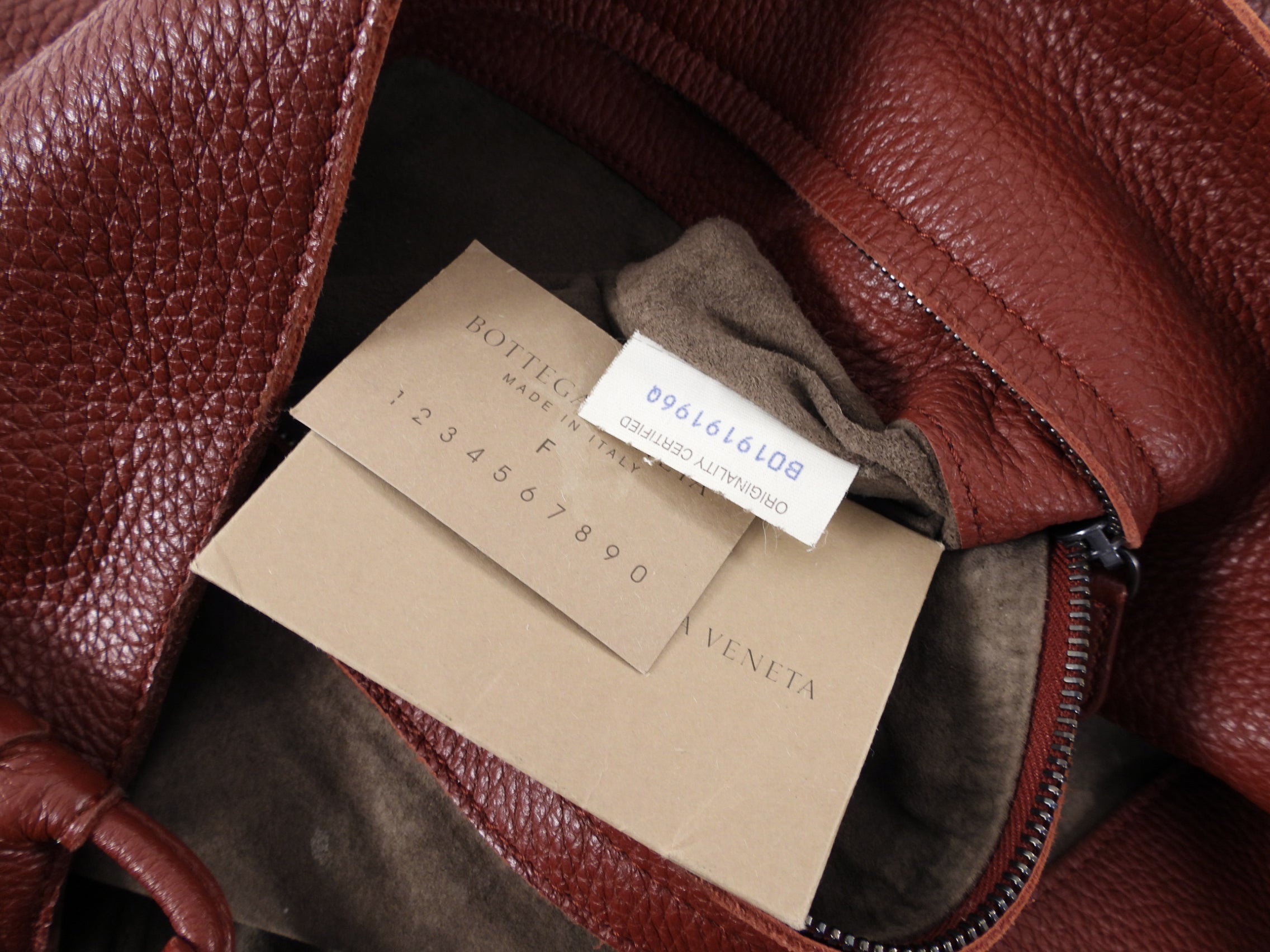 Bottega Veneta Burgundy Whipstitched Large Tote Bag