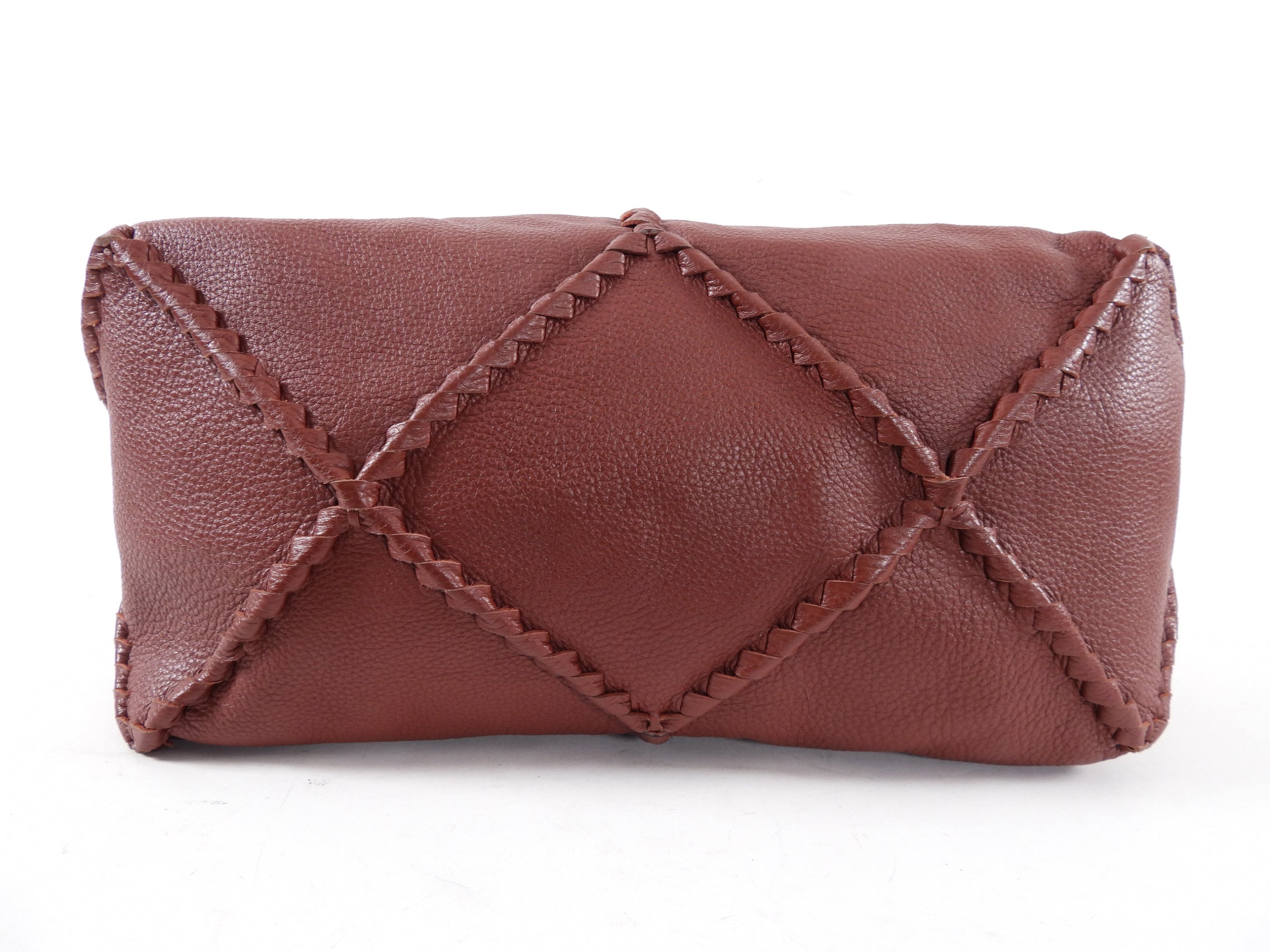 Bottega Veneta Burgundy Whipstitched Large Tote Bag