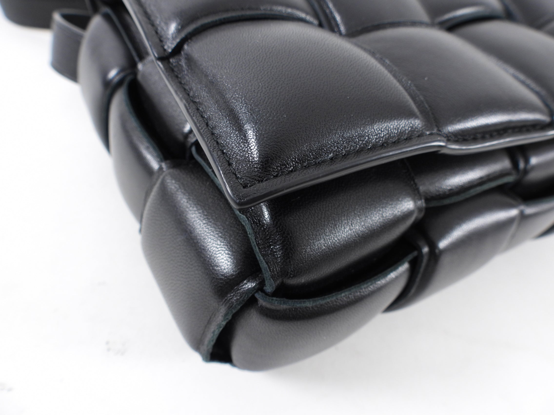 Bottega Veneta Black Padded Cassette Bag