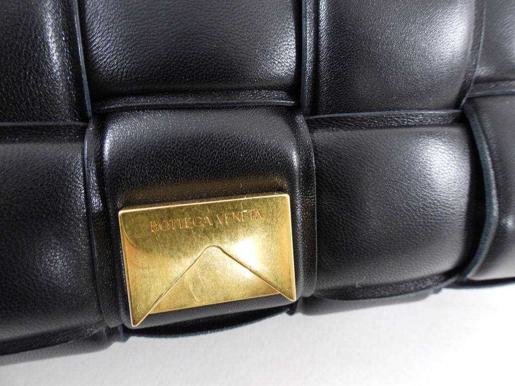 Bottega Veneta Black Padded Cassette Bag