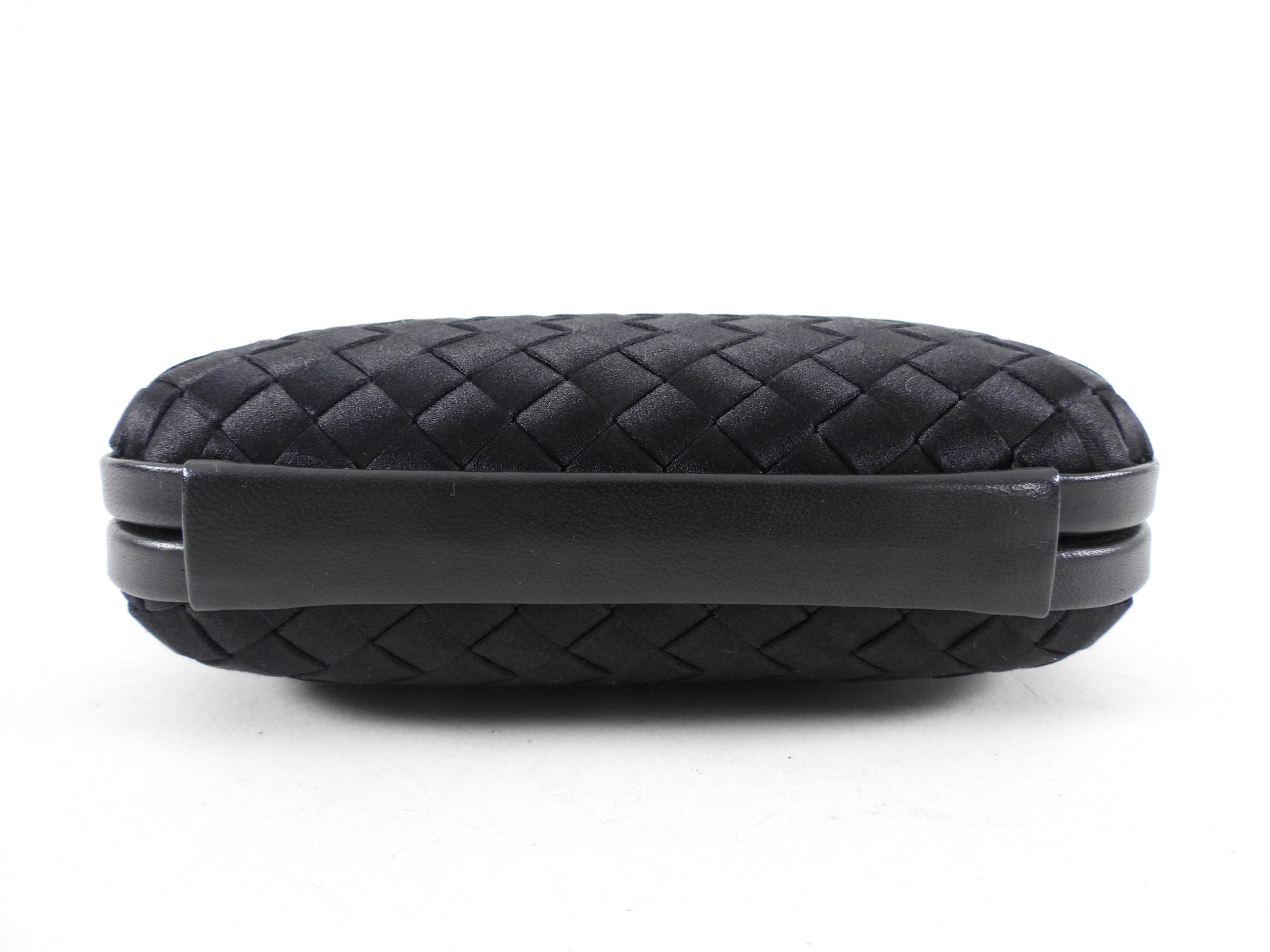 Bottega Veneta Small Black Knot Evening Clutch