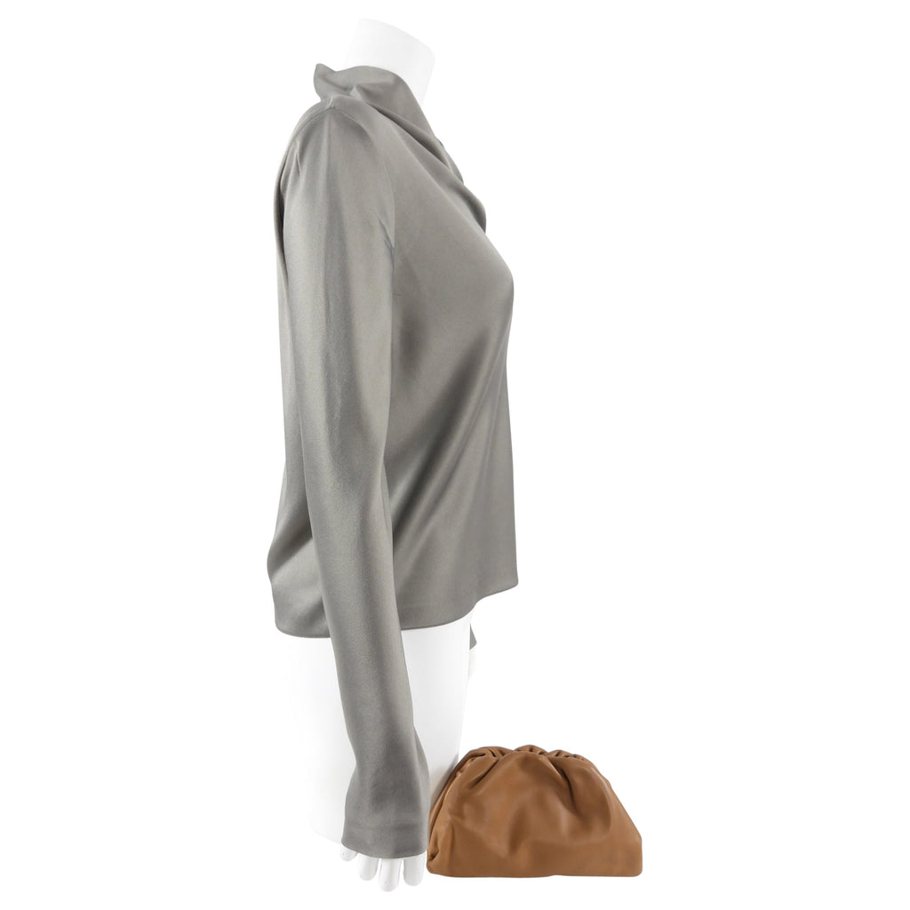 Bottega Veneta The Pouch Brown Mini Cutch Bag