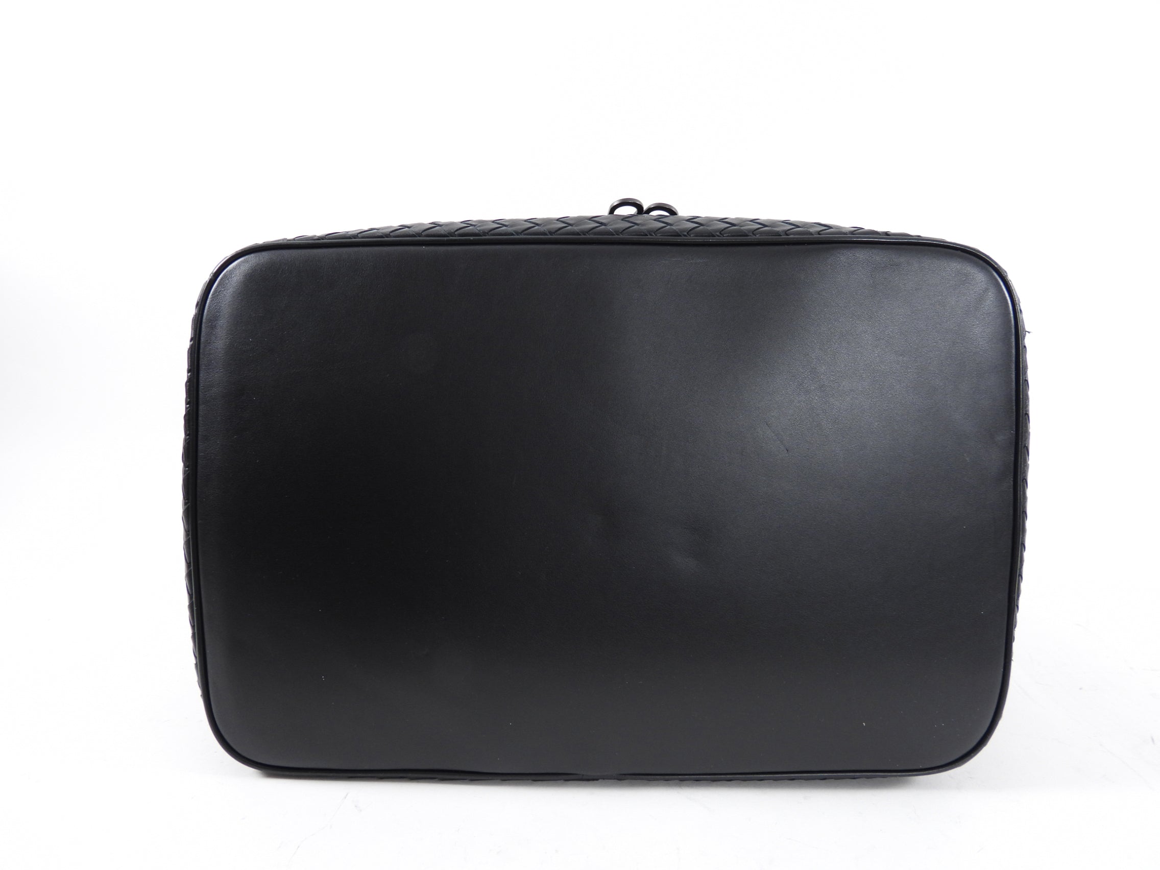 Bottega Veneta Black Leather XL Travel Hobo Bag