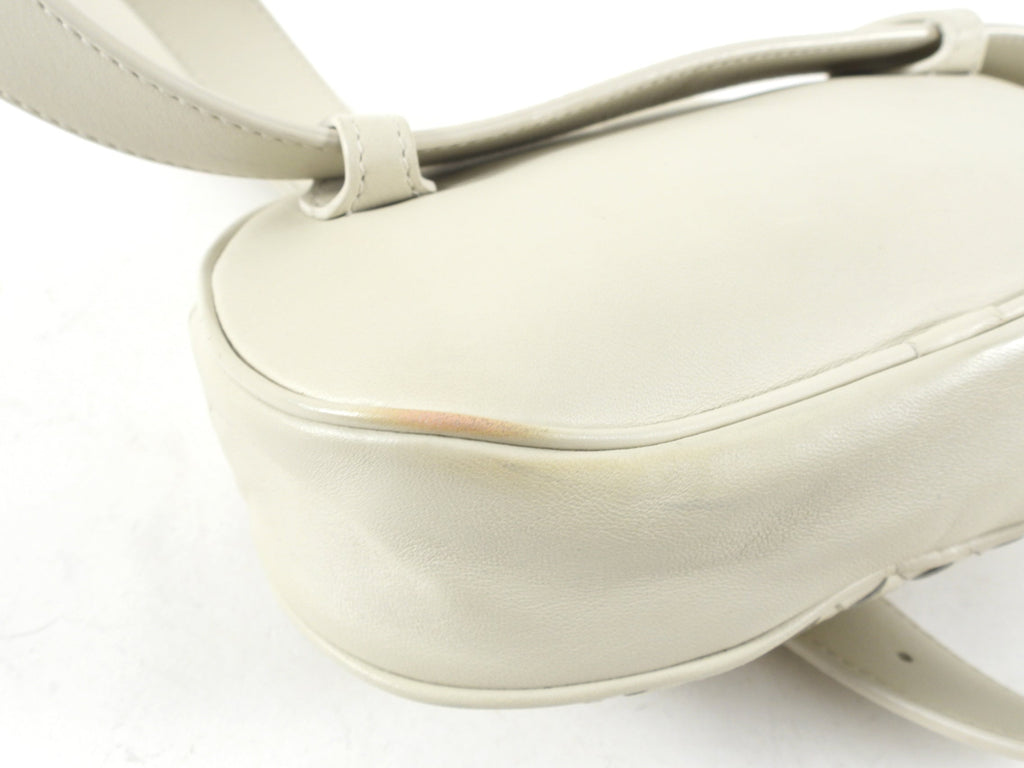 Bottega Veneta Intrecciato Leather Ivory Belt Bag