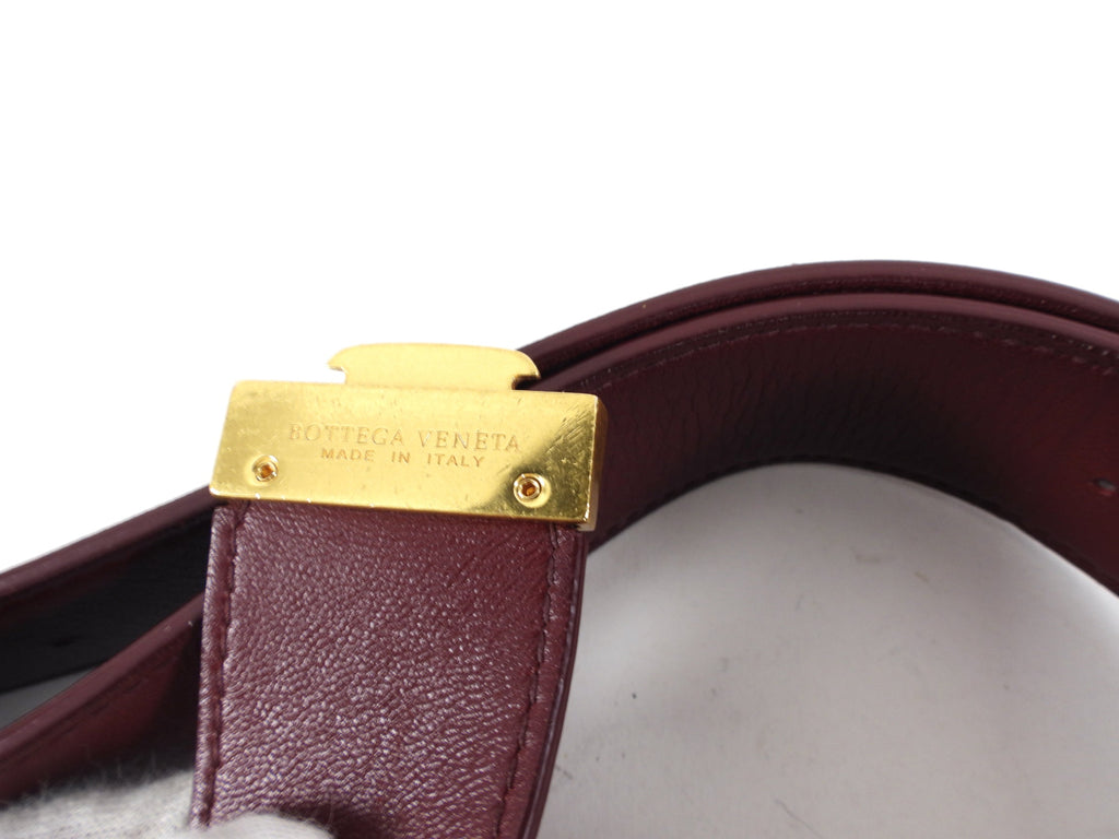 Bottega Veneta Burgundy Marie Satchel Bag