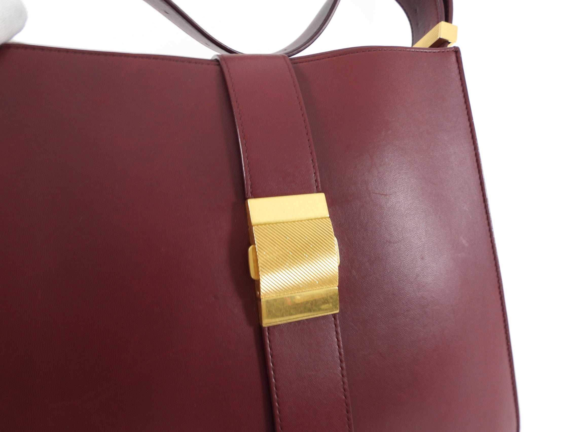 Bottega Veneta Burgundy Marie Satchel Bag
