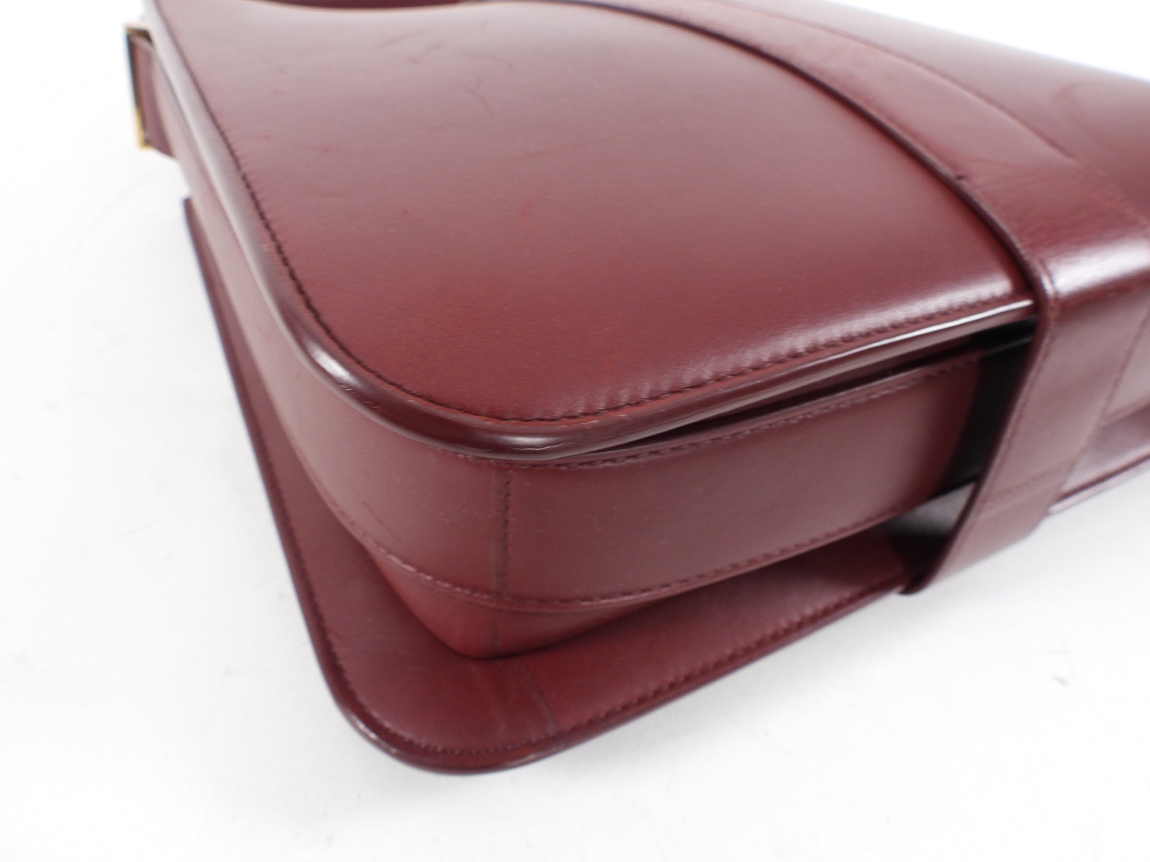 Bottega Veneta Burgundy Marie Satchel Bag