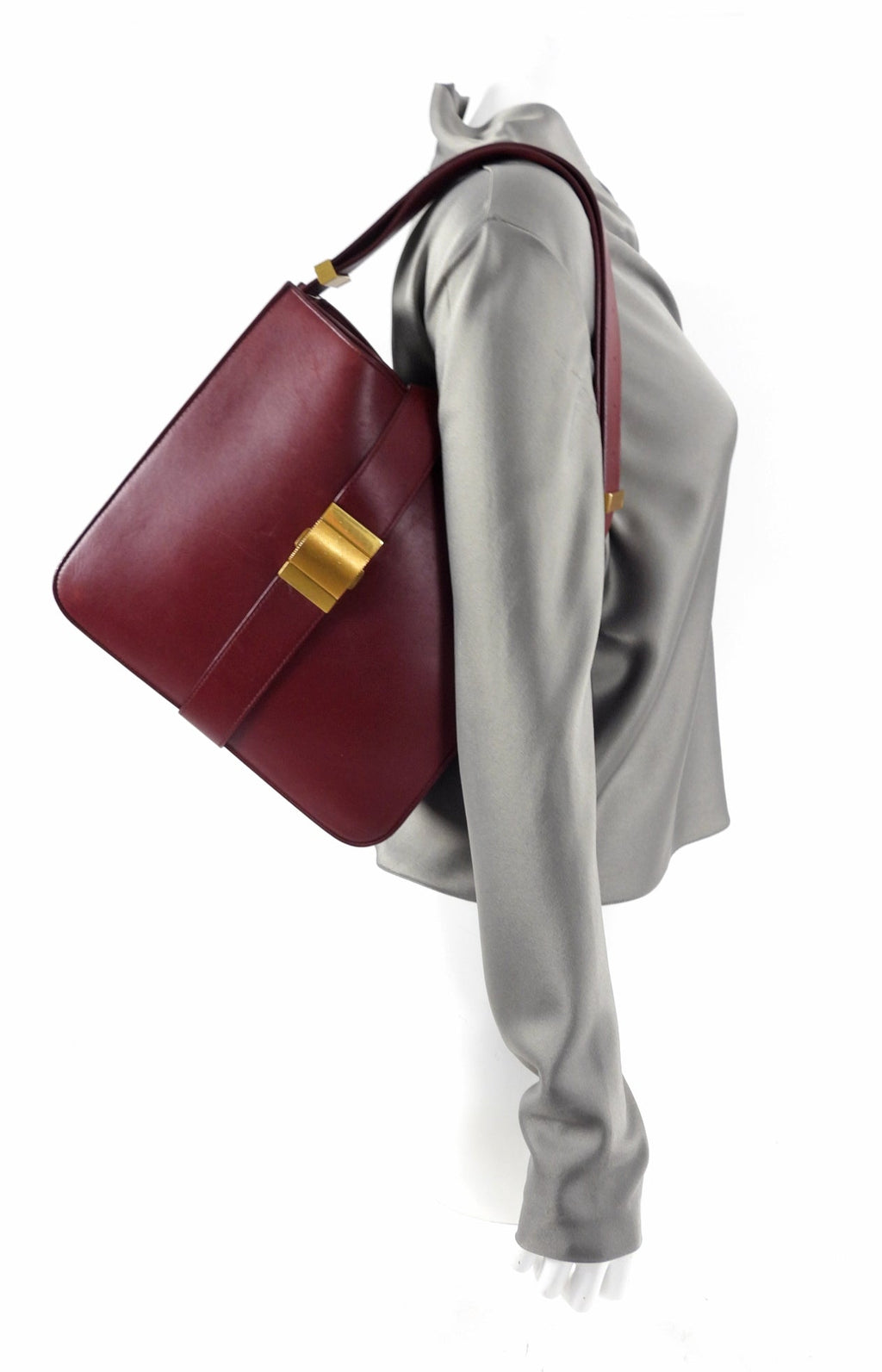 Bottega Veneta Burgundy Marie Satchel Bag
