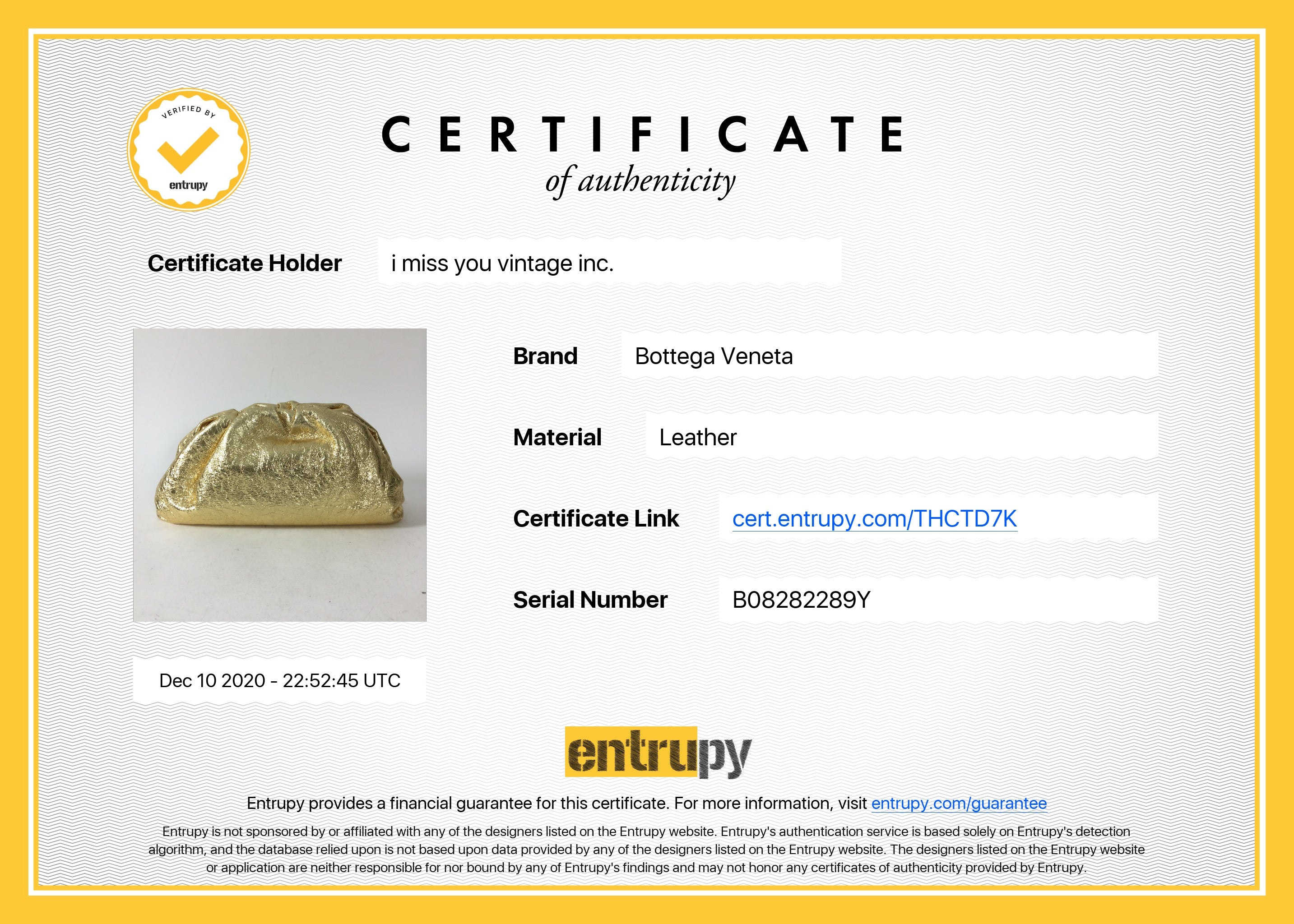 Bottega Veneta Gold Oro Wrinkle Large Leather The Pouch Clutch Bag