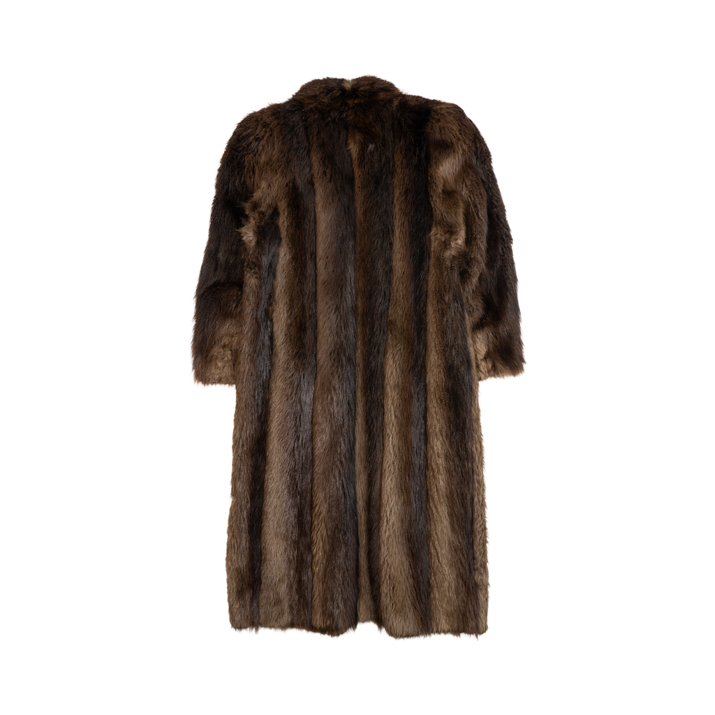 Fur Beaver Coat - Women's S