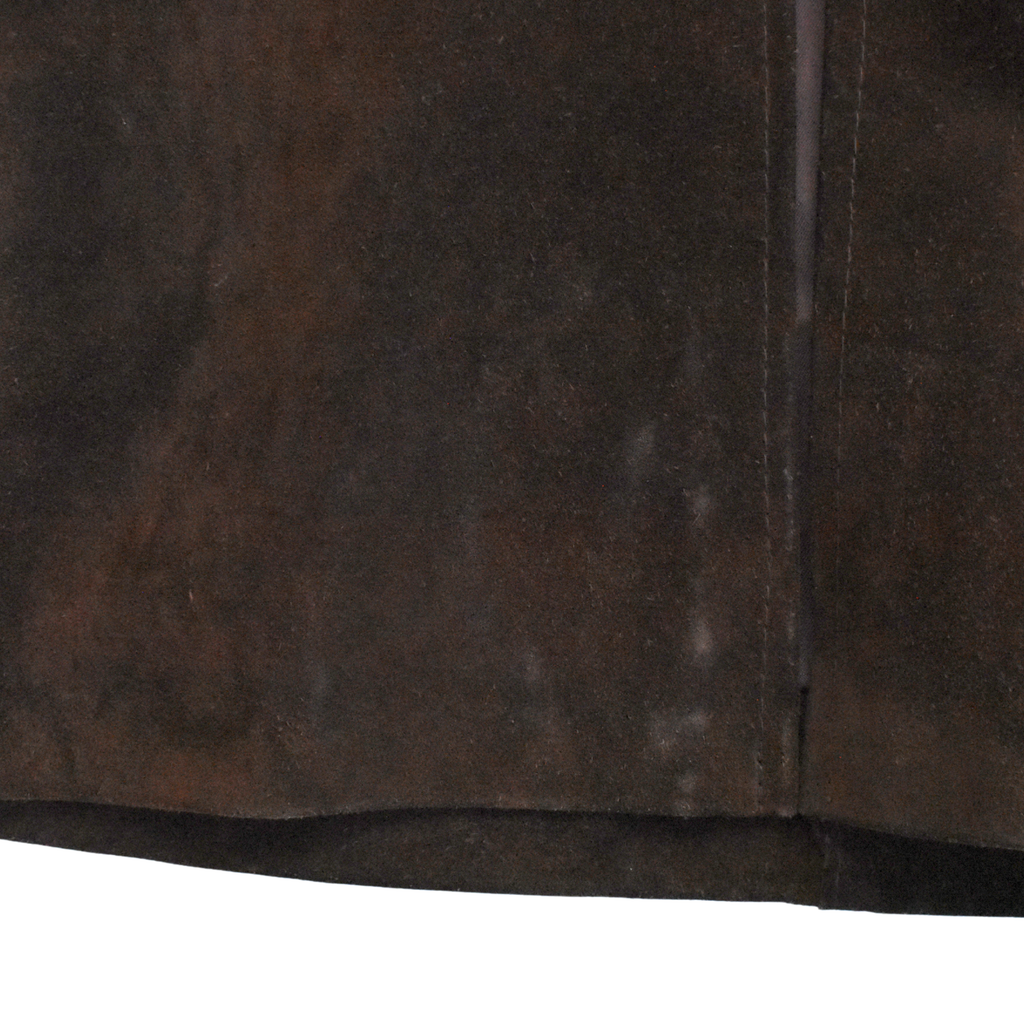 Vintage Suede Long Coat  - Women's S