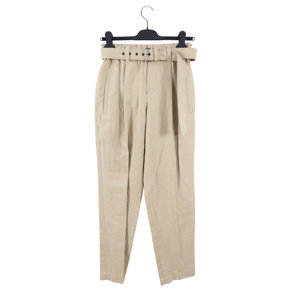 Brunello Cucinelli Natural Beige Linen Pants Suit - XS