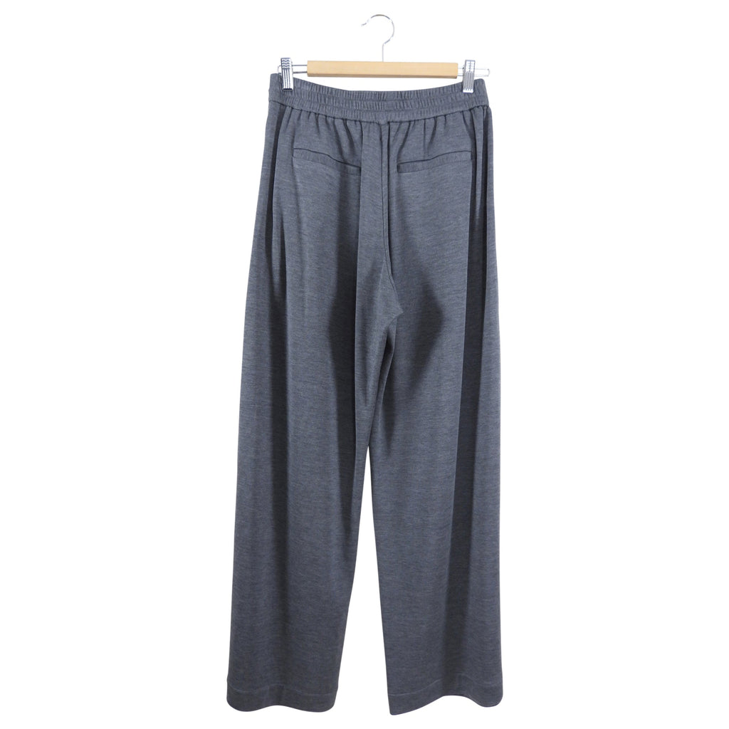 Brunello Cucinelli Grey Wide Leg Monili Stripe Jogging Pants - S