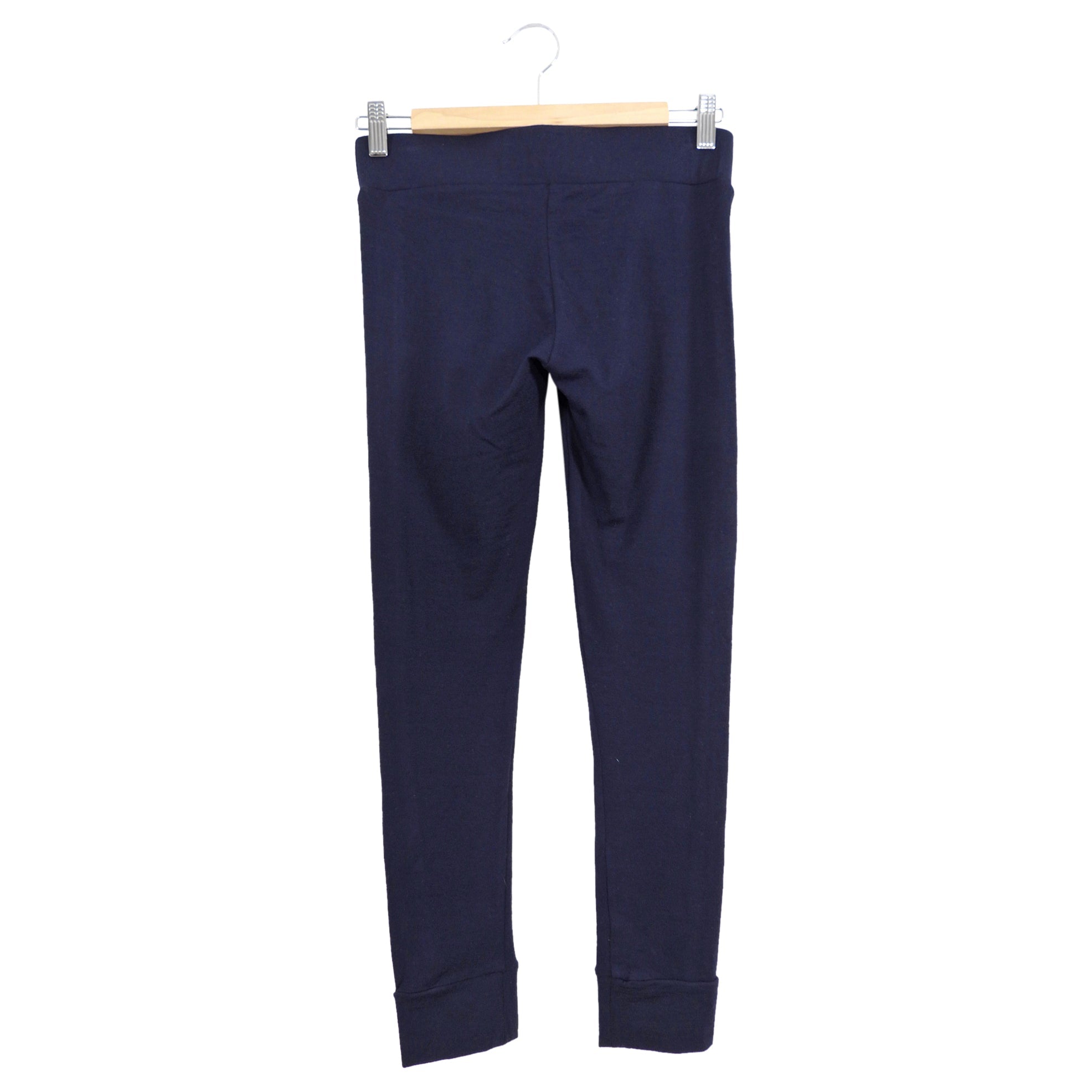 Brunello Cucinelli Navy Wool Monili Bead Leggings - IT40 / USA 4