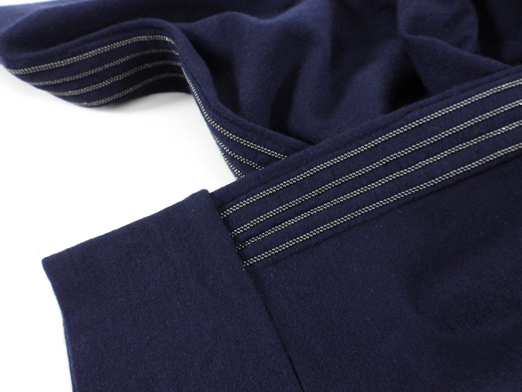 Brunello Cucinelli Navy Wool Monili Bead Leggings - IT40 / USA 4
