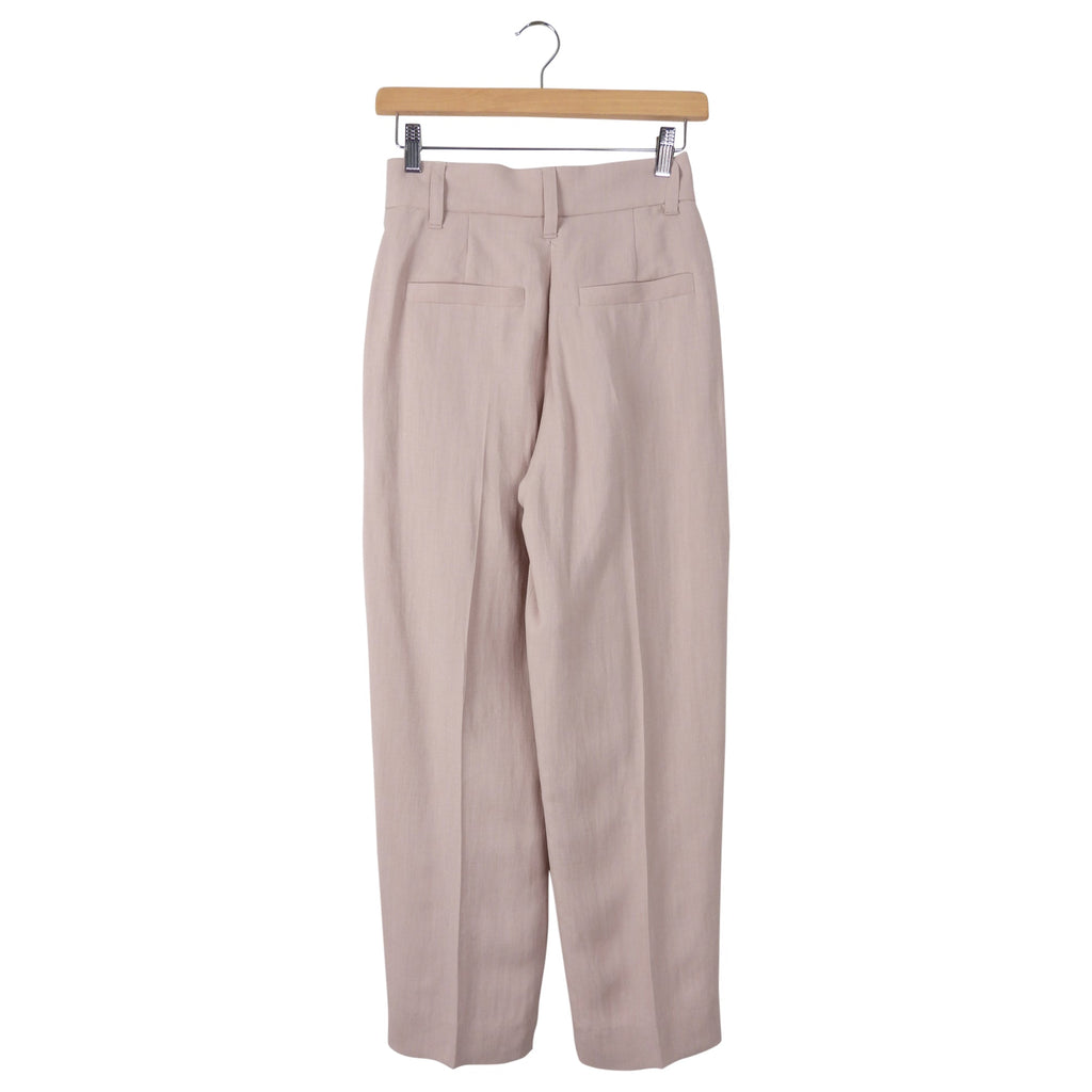 Brunello Cucinelli Light Shell Pink Linen Pants - IT36 / FR32 / USA0