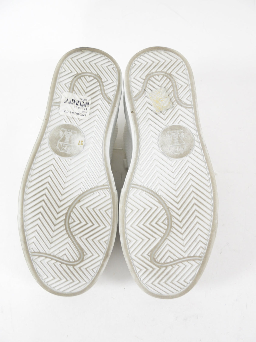 Brunello Cucinelli White Knit Low Top Sock Sneaker - 37