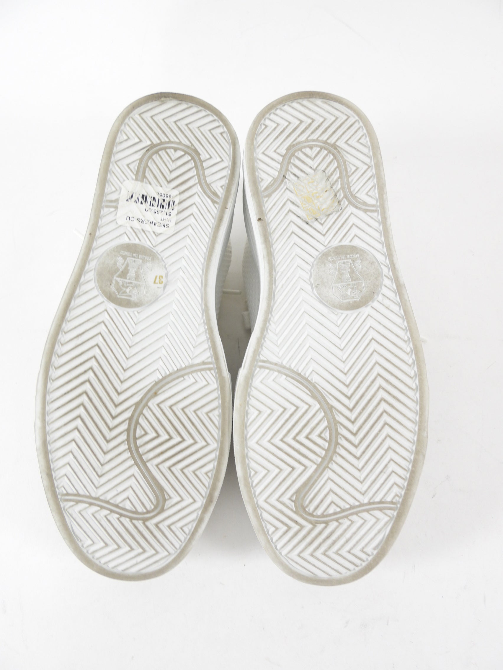 Brunello Cucinelli White Knit Low Top Sock Sneaker - 37
