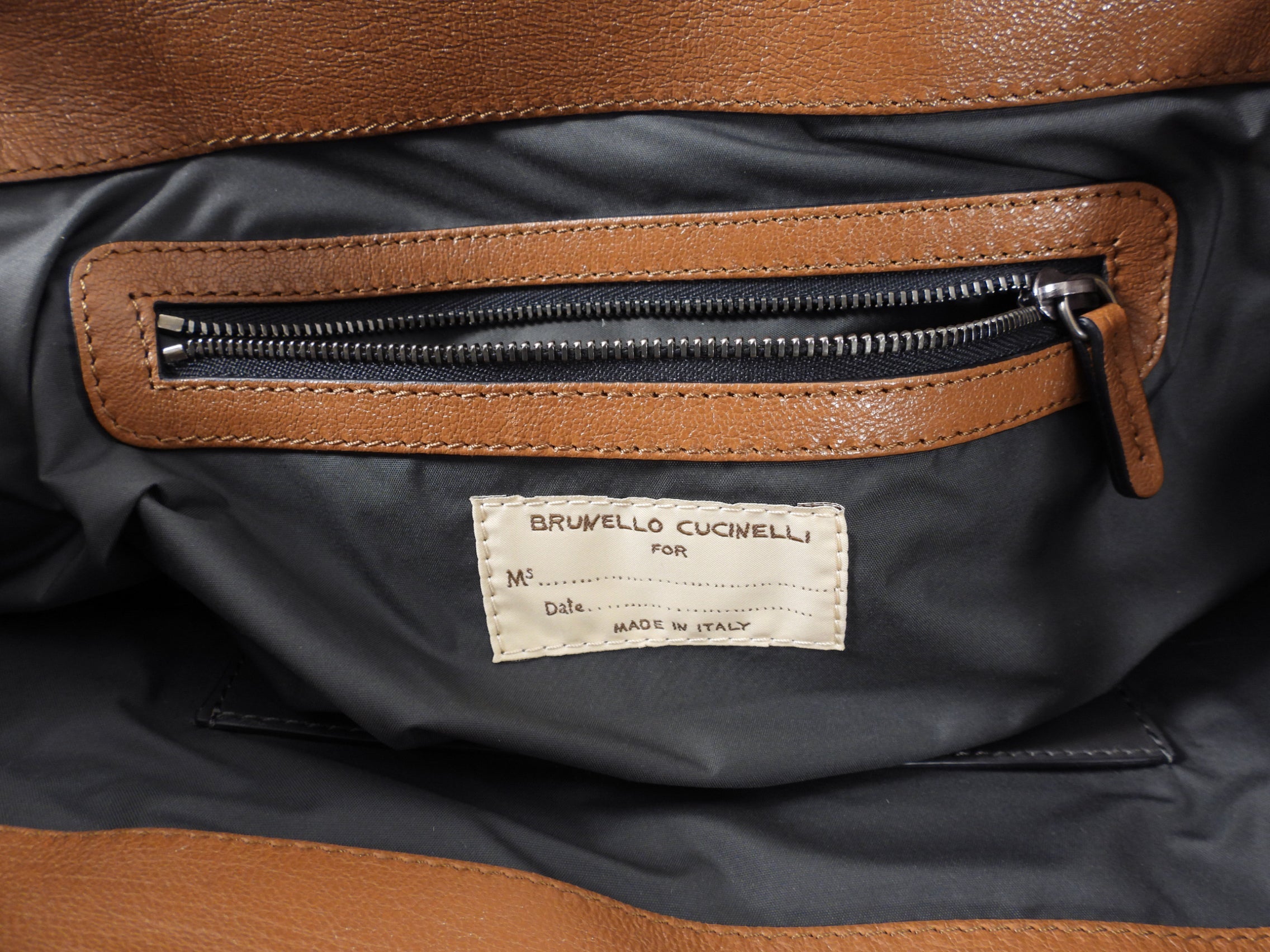 Brunello Cucinelli Brown Monili Two Way Satchel Bag