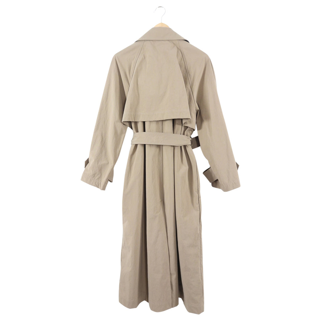 Brunello Cucinelli Belted Beige Trench Coat with Monili Bead - S / M