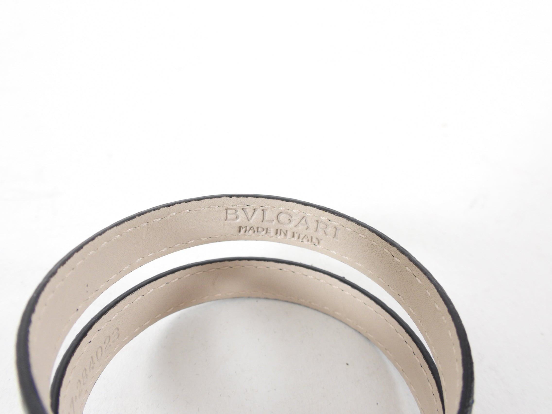 Bulgari Serpenti Forever Cleopatra Karung Lizard Double Wrap Bracelet