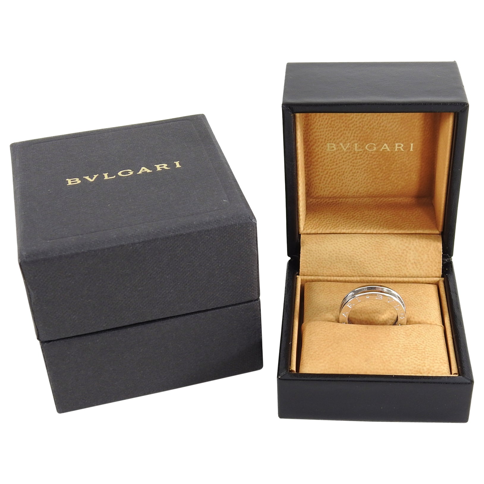 Bulgari B Zero One 18K White Gold Single Band Ring - 51