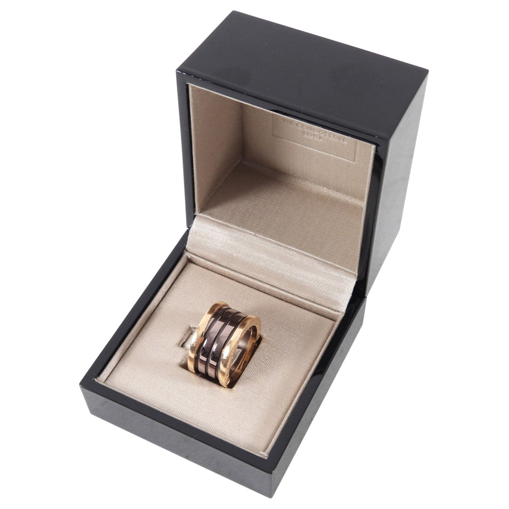 Bulgari B Zero 1 Rose Gold and Bronze Ring - 51 / USA 5.75