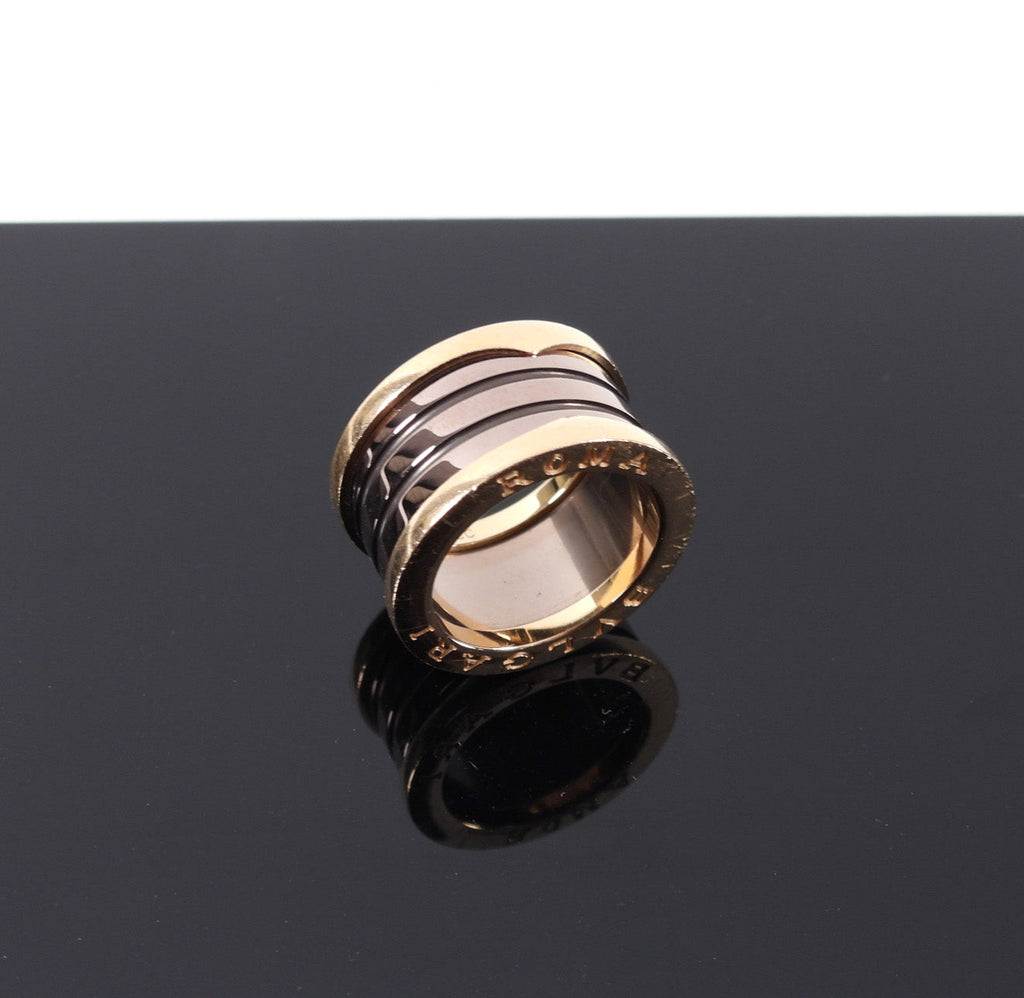 Bulgari B Zero 1 Rose Gold and Bronze Ring - 51 / USA 5.75