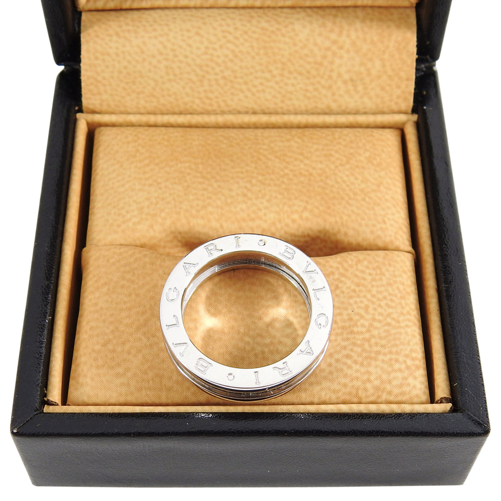Bulgari B Zero One 18K White Gold Single Band Ring - 51