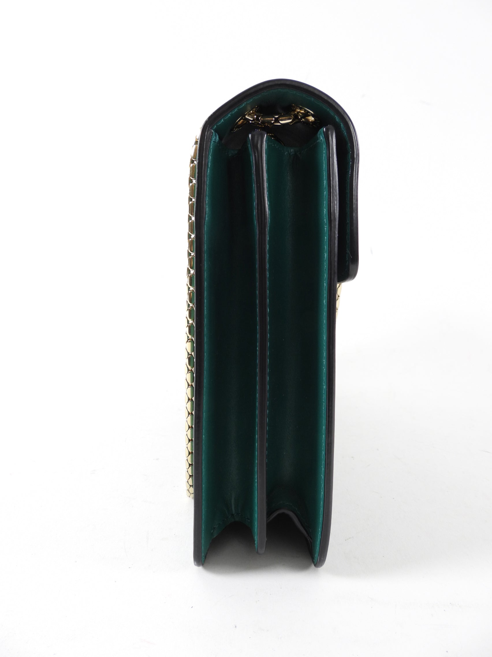 Bulgari Serpenti Forever Green Enamel Snake Bag