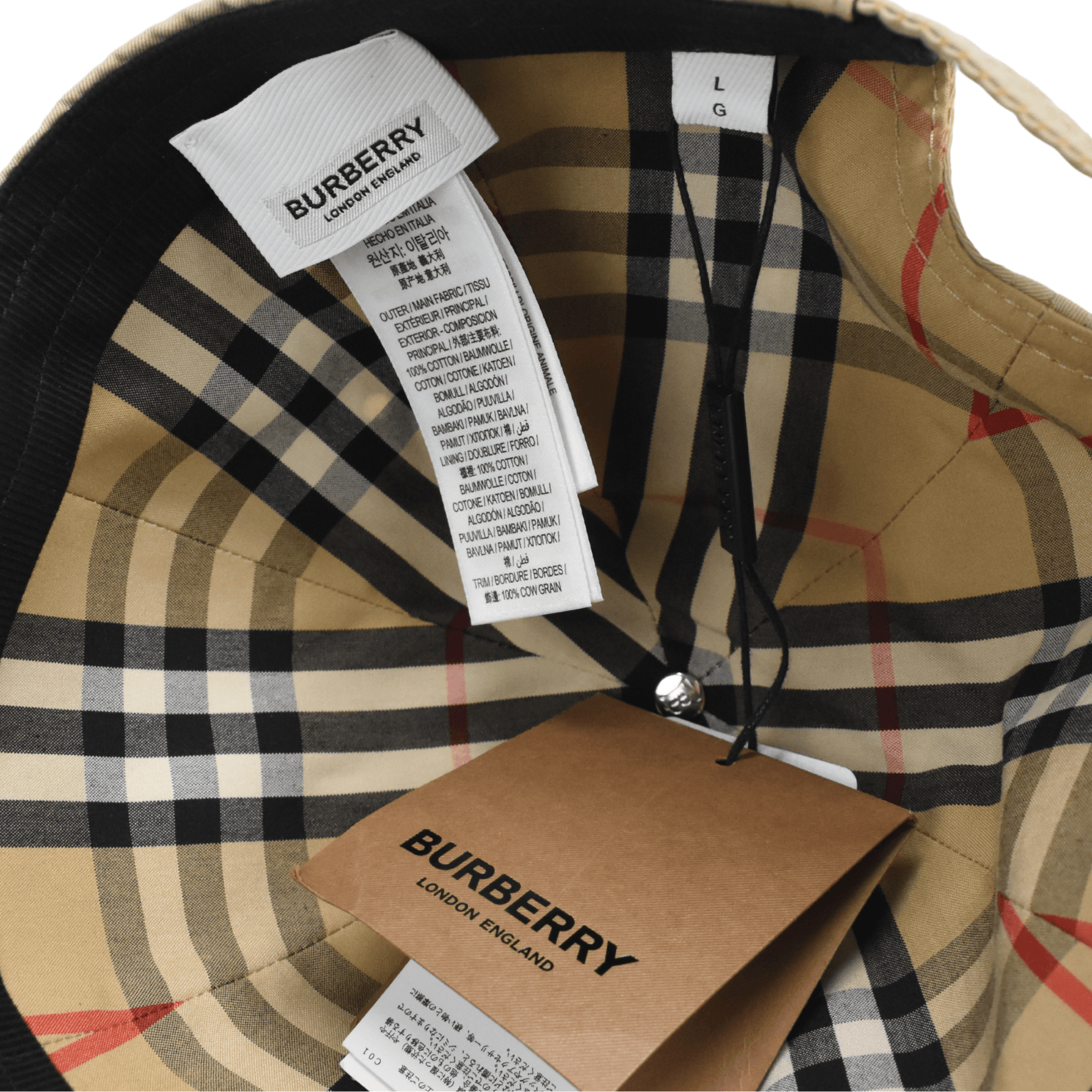 Burberry Baseball Cap - L