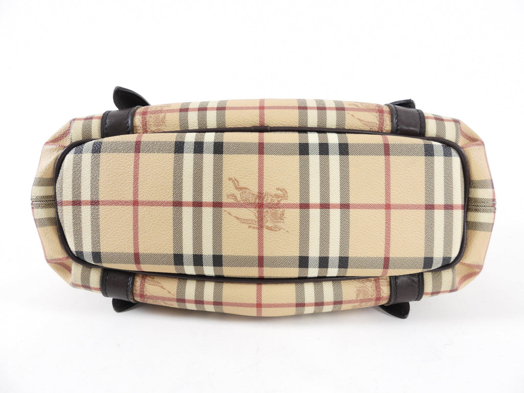 Burberry Haymarket Check Northfield Satchel Two Way Bag