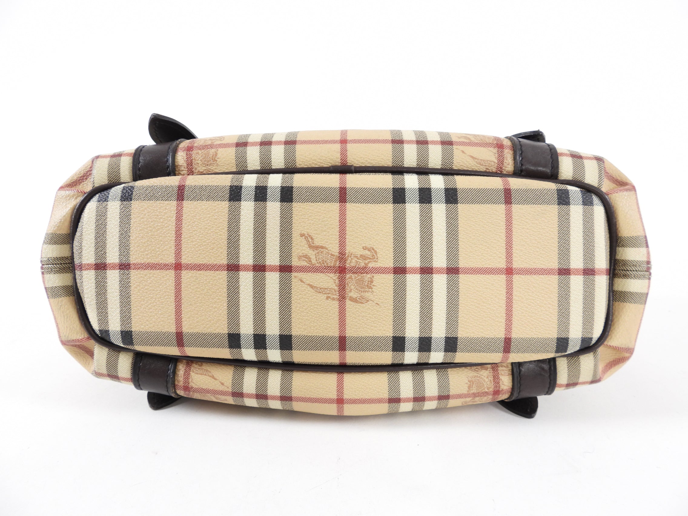 Burberry Haymarket Check Northfield Satchel Two Way Bag