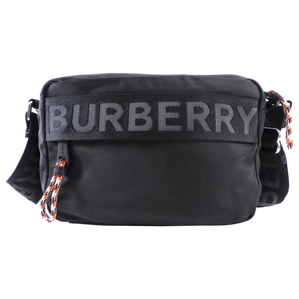 Burberry Black Nylon Logo Crossody Messenger Bag