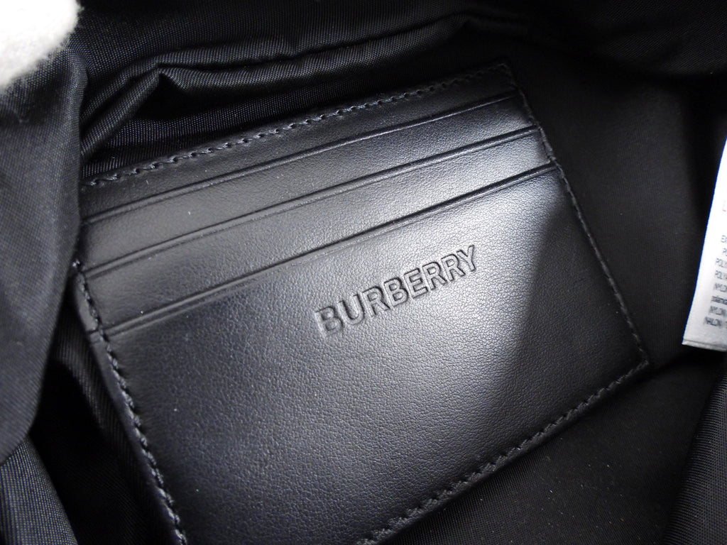 Burberry Black Nylon Logo Crossody Messenger Bag