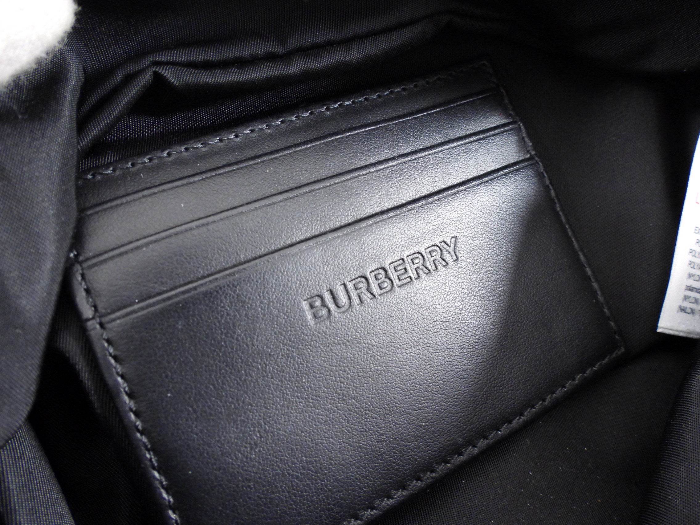 Burberry Black Nylon Logo Crossody Messenger Bag
