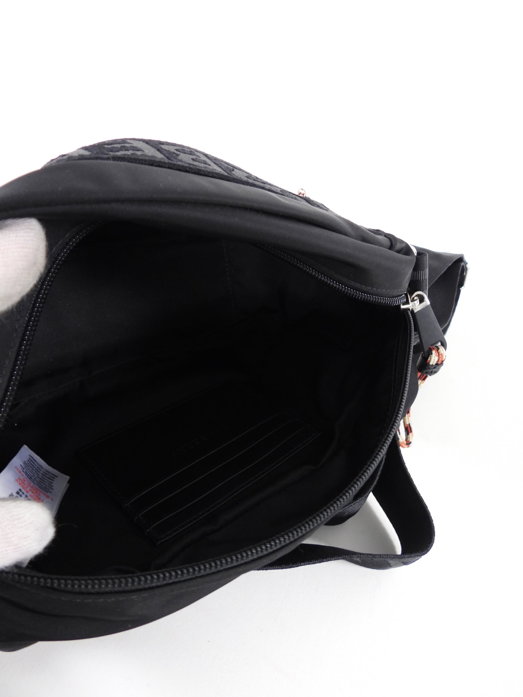 Burberry Black Nylon Logo Crossody Messenger Bag