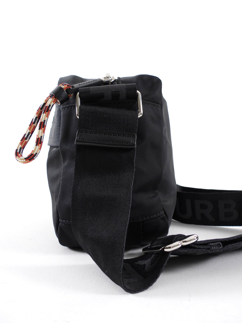Burberry Black Nylon Logo Crossody Messenger Bag