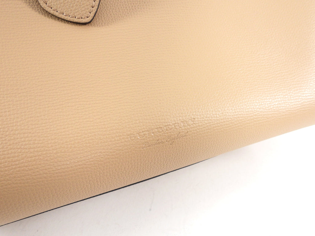 Burberry Haymarket Beige Reversible Tote Bag