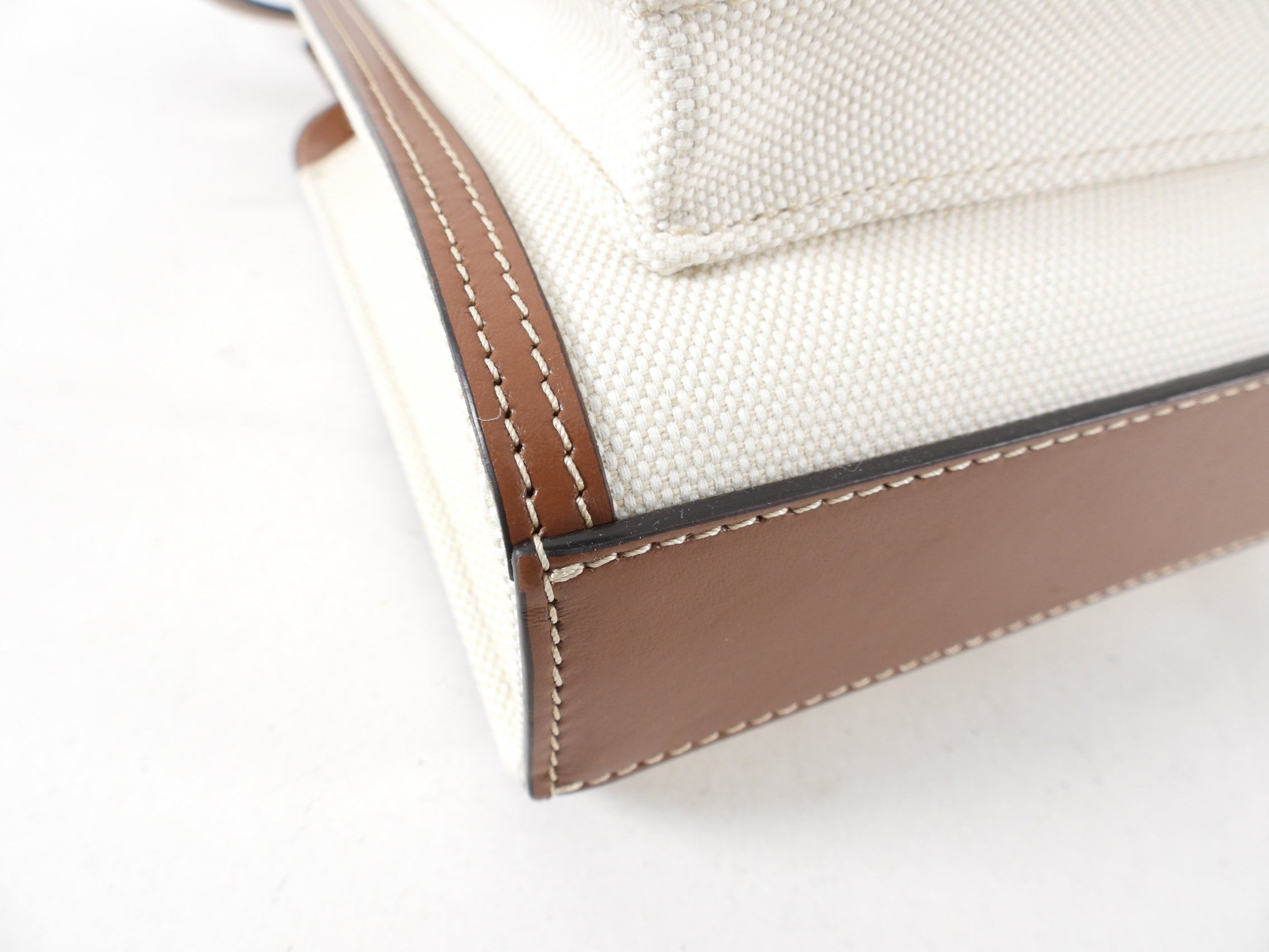Burberry Small Canvas and Leather Pocket Bag